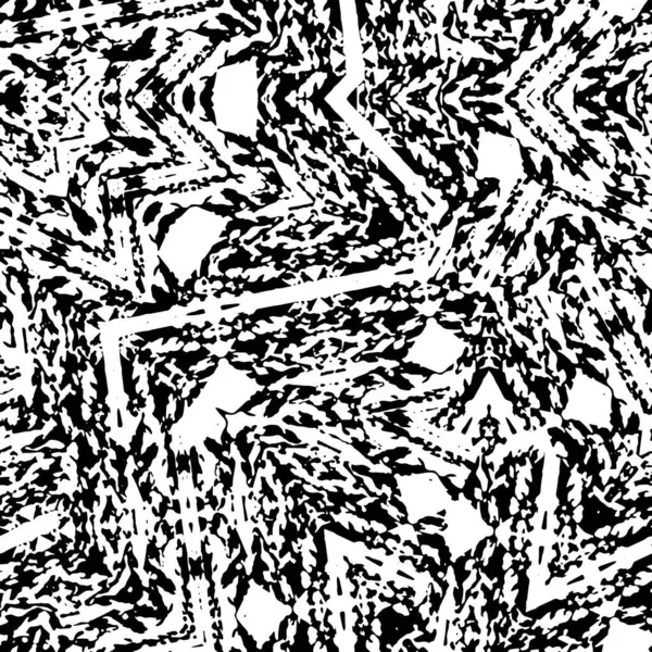 Fond Motif Abstrait Texture Monochrome Fond Texturé Noir Blanc — Image vectorielle