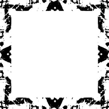 Vektör grunge çerçevesi. Metnin ya da resmin için boş olan eski kağıt. 