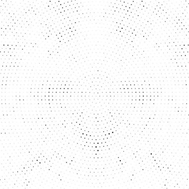 Noktalı deseni olan soyut siyah beyaz arkaplan, vektör illüstrasyonu