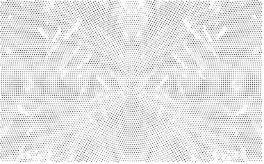 Noktalı deseni olan soyut siyah beyaz arkaplan, vektör illüstrasyonu