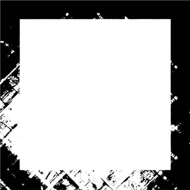 soyut siyah ve beyaz kabataslak çerçeve, vektör çizimi