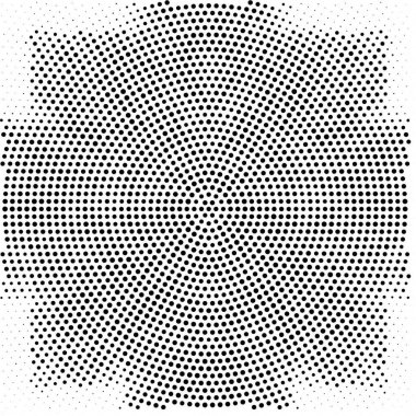 soyut siyah ve beyaz noktalı arkaplan, vektör çizimi
