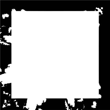 soyut siyah ve beyaz kabataslak çerçeve, vektör çizimi