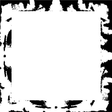 soyut siyah ve beyaz kabataslak çerçeve, vektör çizimi