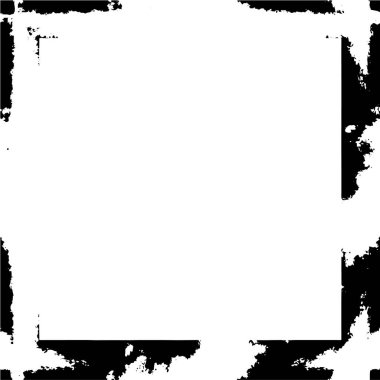 Tek renkli çerçeve, soyut siyah beyaz arkaplan. vektör illüstrasyonu   