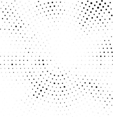 abstract halftone texture with chaotic pattern