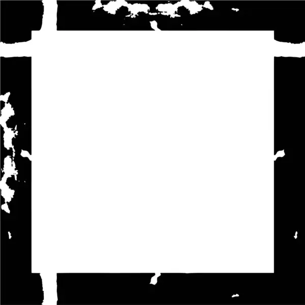 Jednobarevný Rám Abstraktní Černobílé Pozadí Vektorová Ilustrace — Stockový vektor