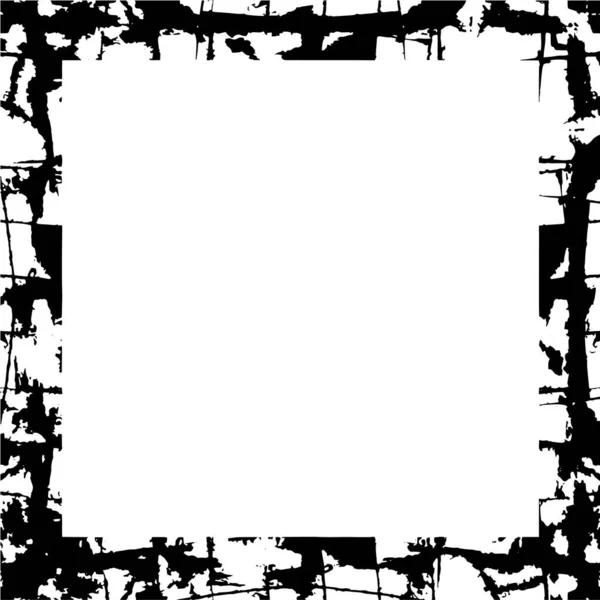Raues Monochromes Texturbild Grunge Hintergrund Abstrakter Strukturierter Effekt — Stockvektor