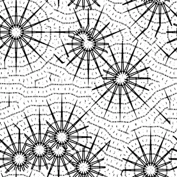 Абстрактная Текстура Черно Белый Фон Векторная Иллюстрация — стоковый вектор