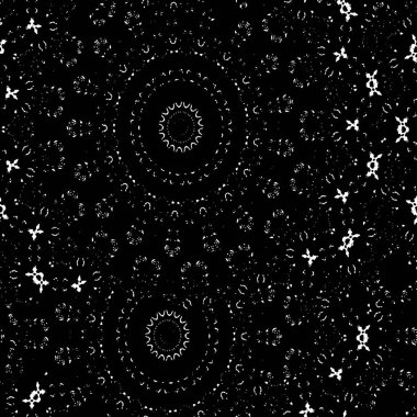 Yıldızlı kusursuz desen. Vektör illüstrasyonu