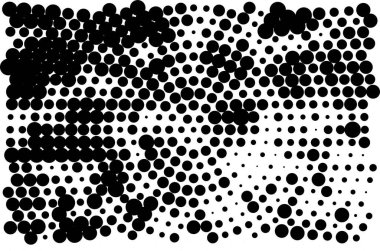 vector halftone dots icon. abstract halftone pattern from circles on a white background.