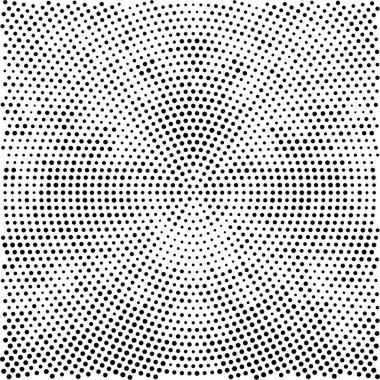 black and white halftone dots pattern. vector illustration.