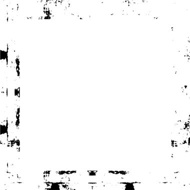 siyah ve beyaz tek renkli eski grunge çerçeve 