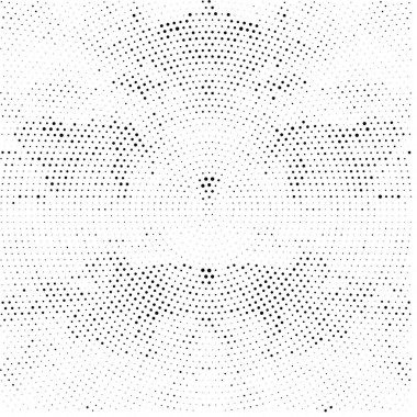 soyut siyah ve beyaz noktalı arkaplan, vektör çizimi