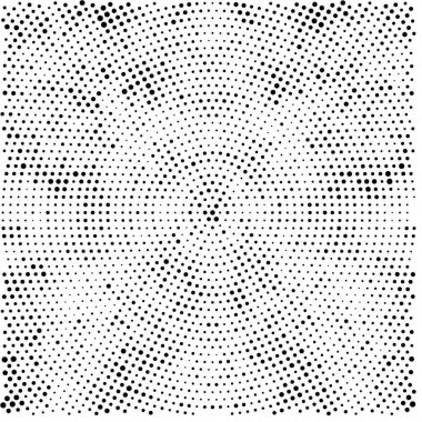 Noktalı siyah beyaz arkaplan, vektör illüstrasyonu