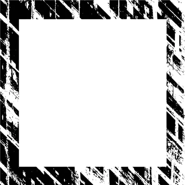 Αφηρημένο Μαύρο Και Άσπρο Πρόχειρο Πλαίσιο Διανυσματική Απεικόνιση — Διανυσματικό Αρχείο