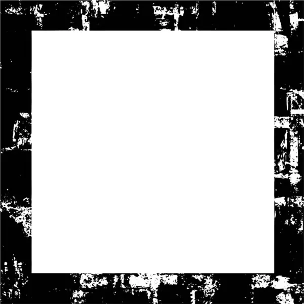 Μαύρο Και Άσπρο Μονόχρωμο Παλιό Πλαίσιο Grunge — Διανυσματικό Αρχείο