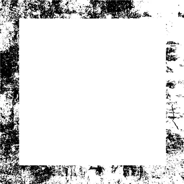 Marco Angustiado Textura Blanco Negro — Archivo Imágenes Vectoriales