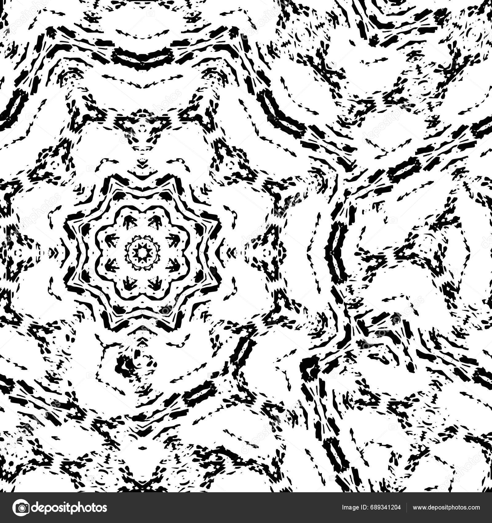Black White Abstract Background Vector Illustration Stock Vector by