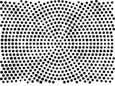 Noktalı siyah beyaz arkaplan, vektör illüstrasyonu