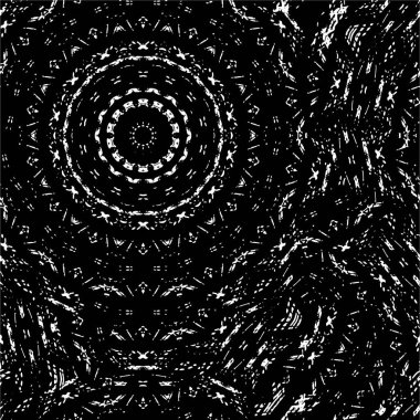 Siyah ve beyaz renkli grunge deseni