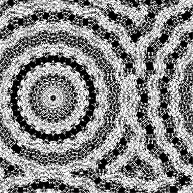 Kusursuz çiçek deseni. Siyah beyaz arka plan. monokrom vektör illüstrasyonu. 