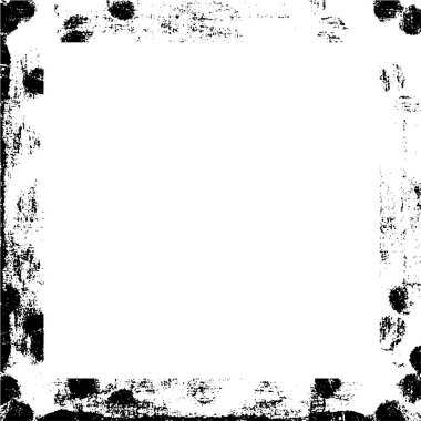 Grunge çerçevesi. Siyah ve beyaz arkaplan şablonu.