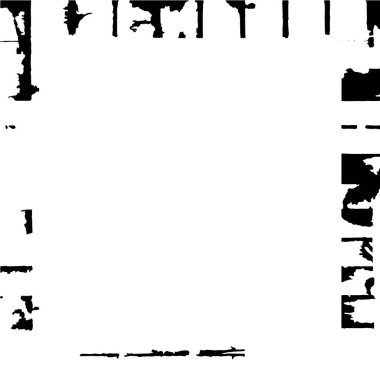 Çatlamış betondan oluşmuş sıkıntılı bir kaplama. 