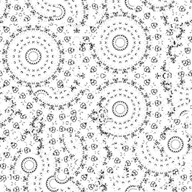 Soyut siyah beyaz desen. tek renkli resim.