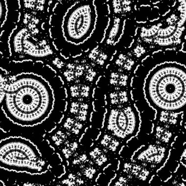 Soyut siyah beyaz desen. tek renkli resim.