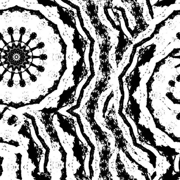 Абстрактный Фон Монохромная Текстура Черно Белые Линии — стоковый вектор