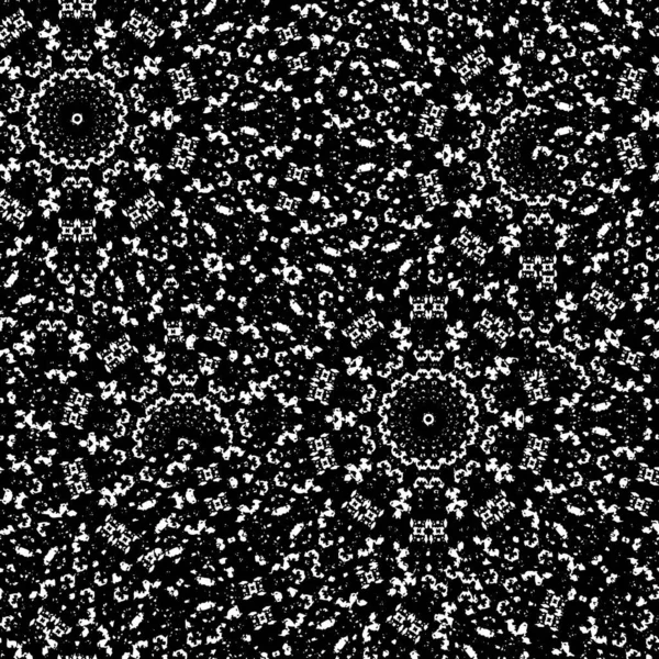 Abstraktes Schwarz Weiß Muster Monochromes Bild — Stockvektor