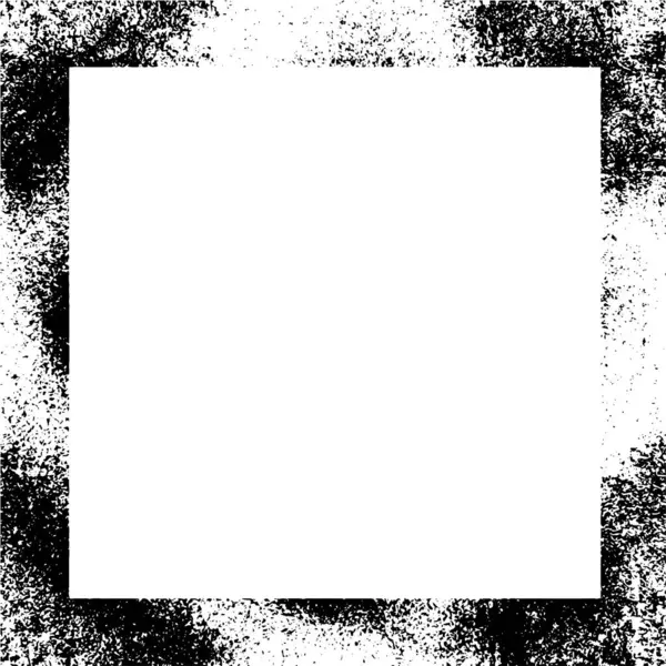 Гранж Кадр Шаблон Черно Белого Фона — стоковый вектор