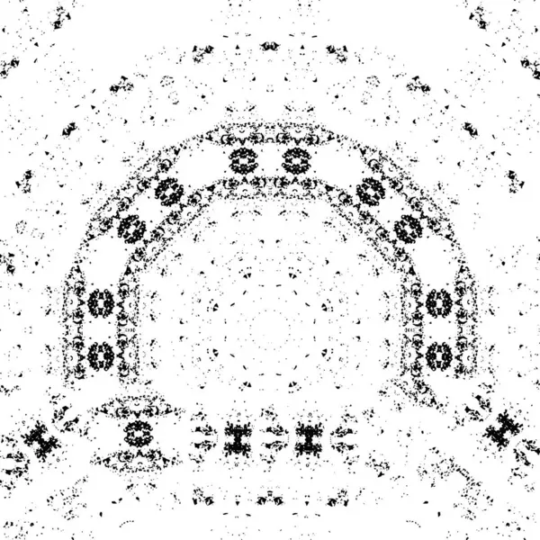 Векторный Бесшовный Черно Белый Узор Современный Геометрический Абстрактный Шаблон — стоковый вектор