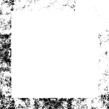Grunge çerçevesi. Siyah ve beyaz arkaplan şablonu.