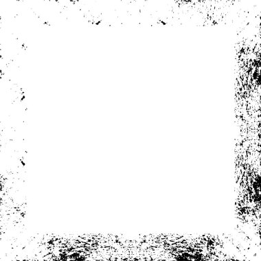 Grunge çerçevesi. Siyah ve beyaz arkaplan şablonu.