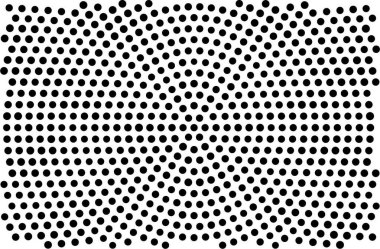 Dairesel, vektör illüstrasyonlu soyut siyah beyaz arkaplan