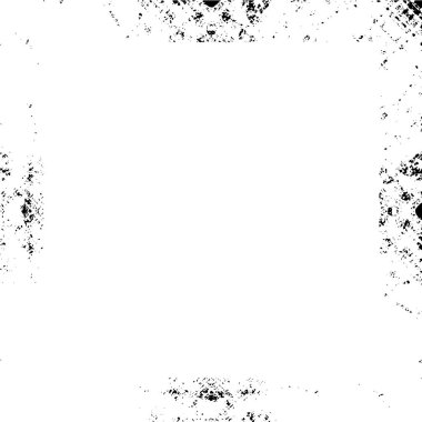 Siyah beyaz desenli sıkıntılı çerçeve