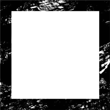 Siyah beyaz desenli sıkıntılı çerçeve