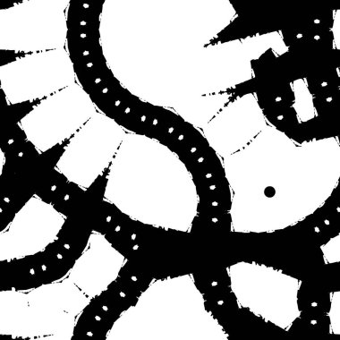  Vektör çizimi. soyut dekoratif arkaplan, siyah ve beyaz doku. 