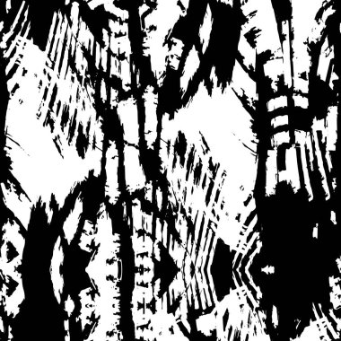 Grunge siyah ve beyaz tehlike dokusu. Tasarım şablonu. Acil durum kaplaması. Kirli geçmiş. Soyut vektör çizimi. sanatsal grungy doku oluştur