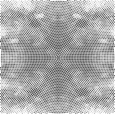 Dairesel, vektör illüstrasyonlu soyut siyah beyaz arkaplan