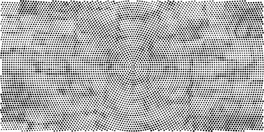 Dairesel, vektör illüstrasyonlu soyut siyah beyaz arkaplan