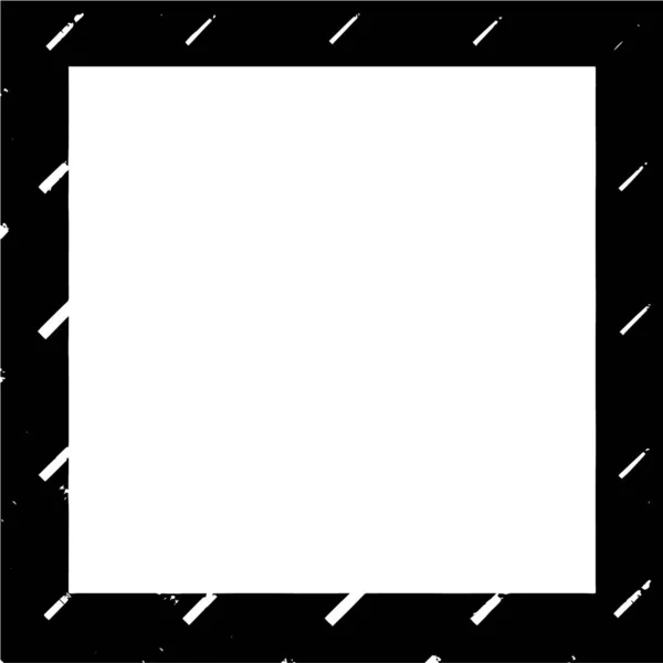 Grunge Černobílý Okraj Ilustrace Černobílé Pozadí — Stockový vektor