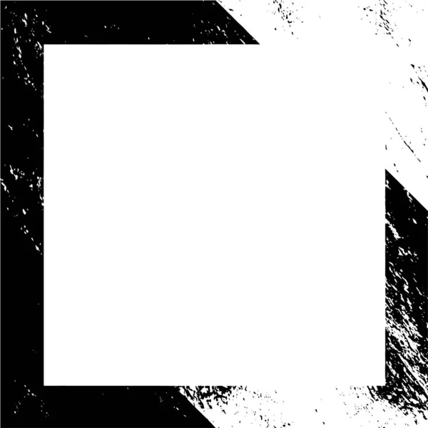 Αφηρημένο Μαύρο Και Άσπρο Πρόχειρο Πλαίσιο Διανυσματική Απεικόνιση — Διανυσματικό Αρχείο