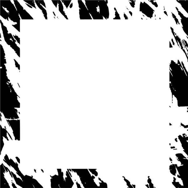Abstrakter Hintergrund Schwarz Weißer Geometrischer Rahmen — Stockvektor