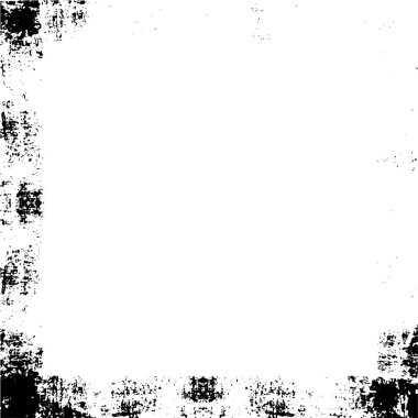 Beyaz arkaplanda soyut siyah çerçeve, metin için boşluk 