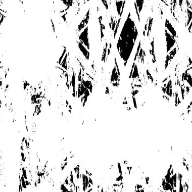 Soyut el çizimi siyah ve beyaz desenli kusursuz doku.