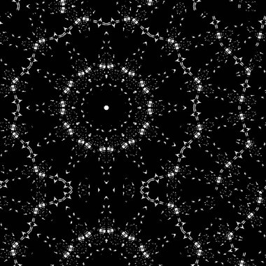 siyah ve beyaz geometrik mandala arkaplanı