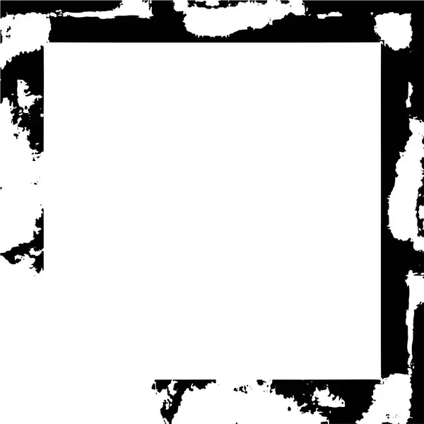 Conception Abstraite Grunge Cadre Noir Fond Blanc — Image vectorielle